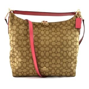Coach Outline Signature Celeste Hobo Crossbody bag
